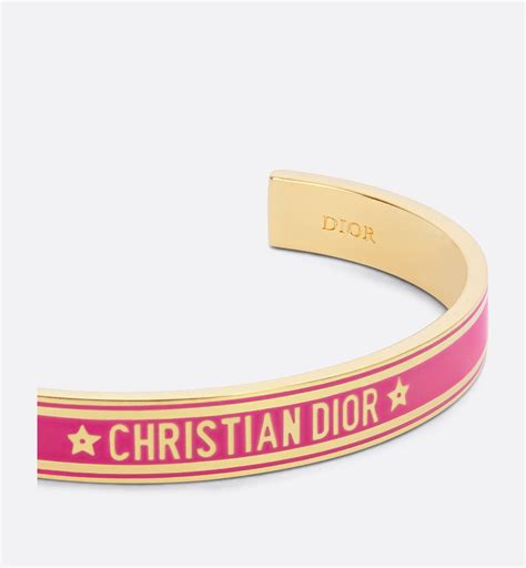 bracciale rigido dior|Bracciale rigido Dior Night Code Metallo con finitura color oro .